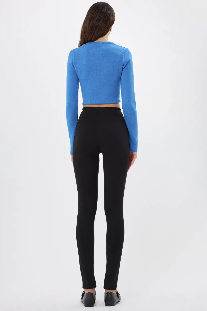 Basic Mid-Rise Leggings 5