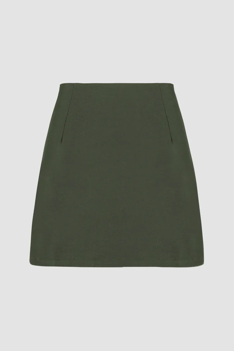High-Waist Side-Slit Skirt 3