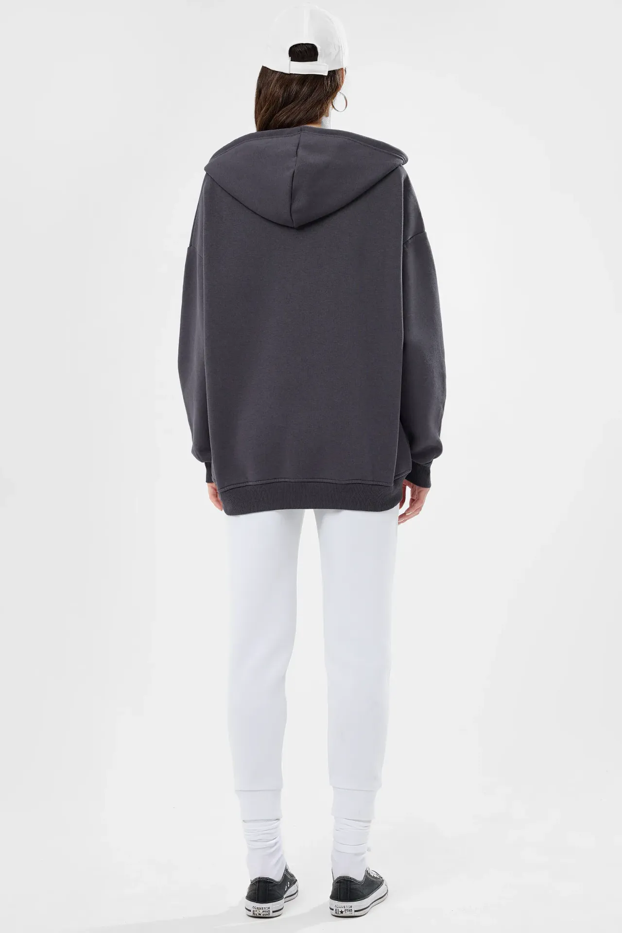 Oversized Zippered Hoodie