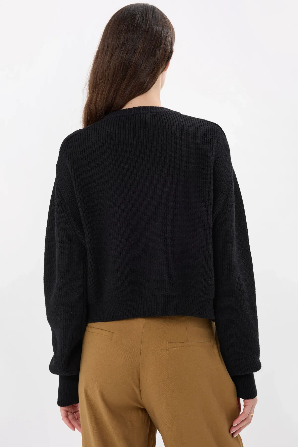 Knitted Button-Detail Sweater 5
