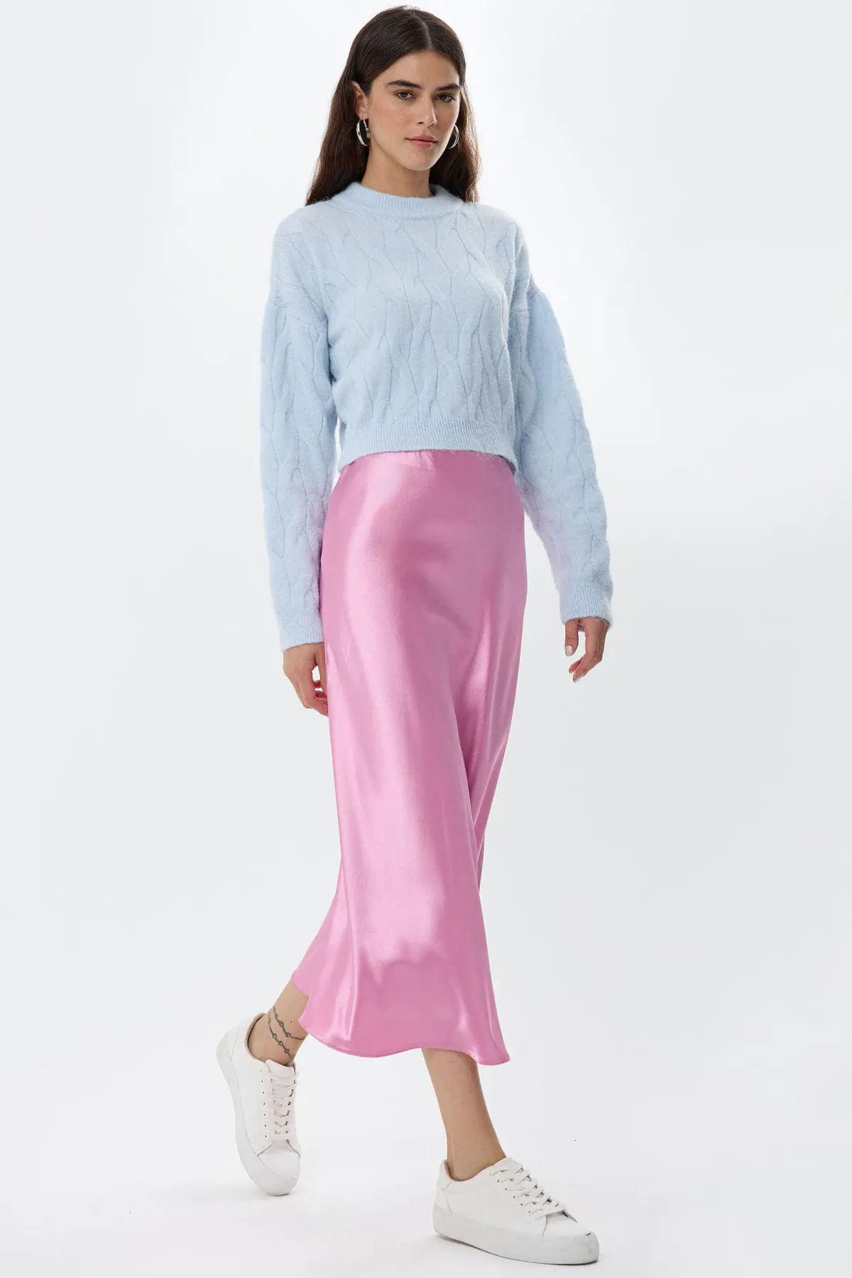 Knitted High-Neck Sweater 3