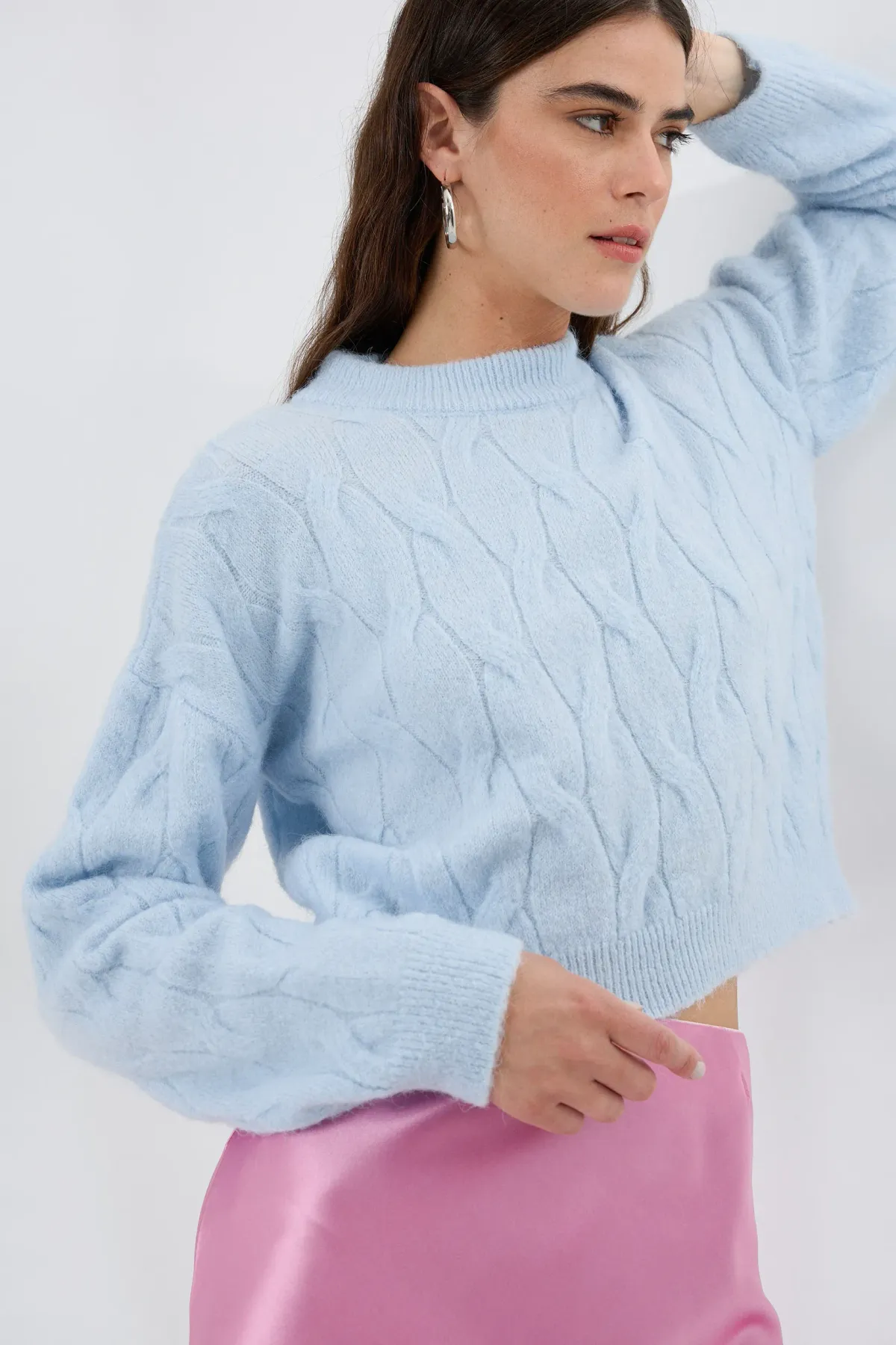 Knitted High-Neck Sweater 5