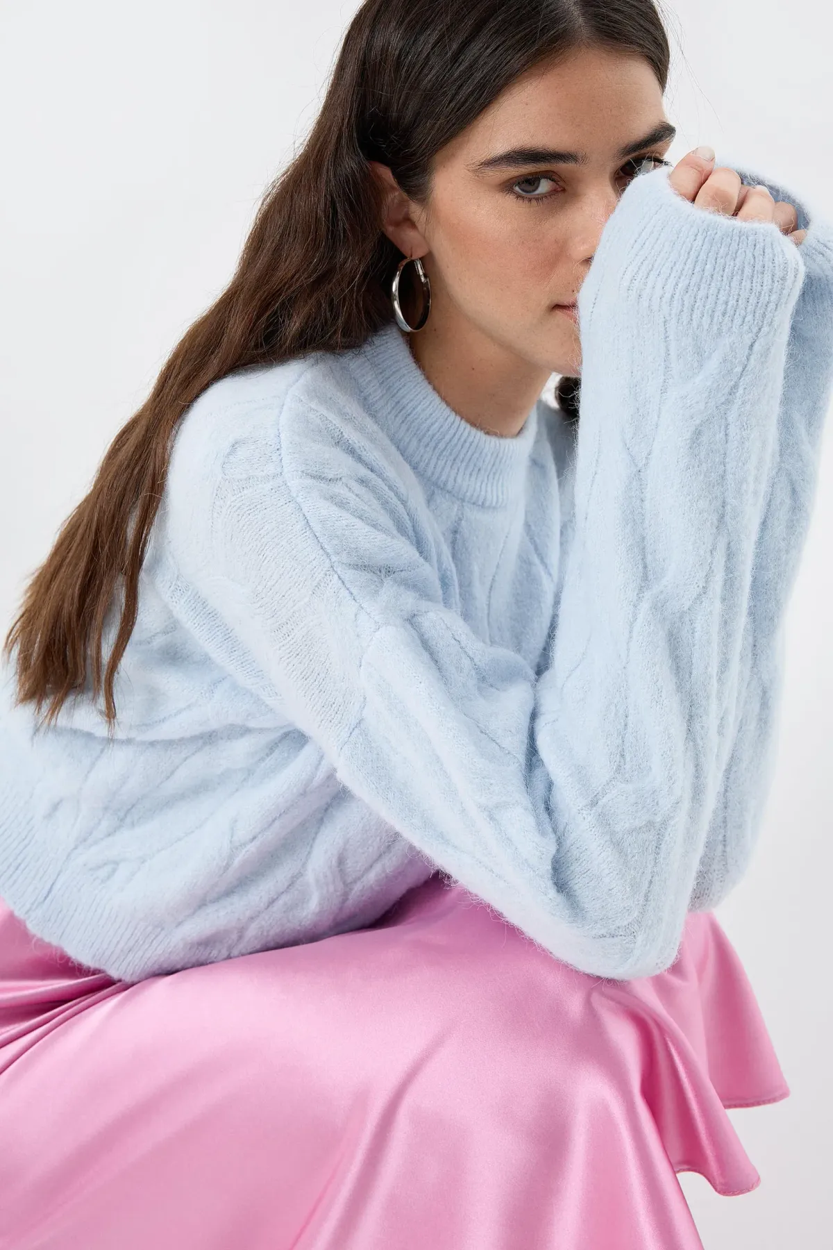 Knitted High-Neck Sweater 4