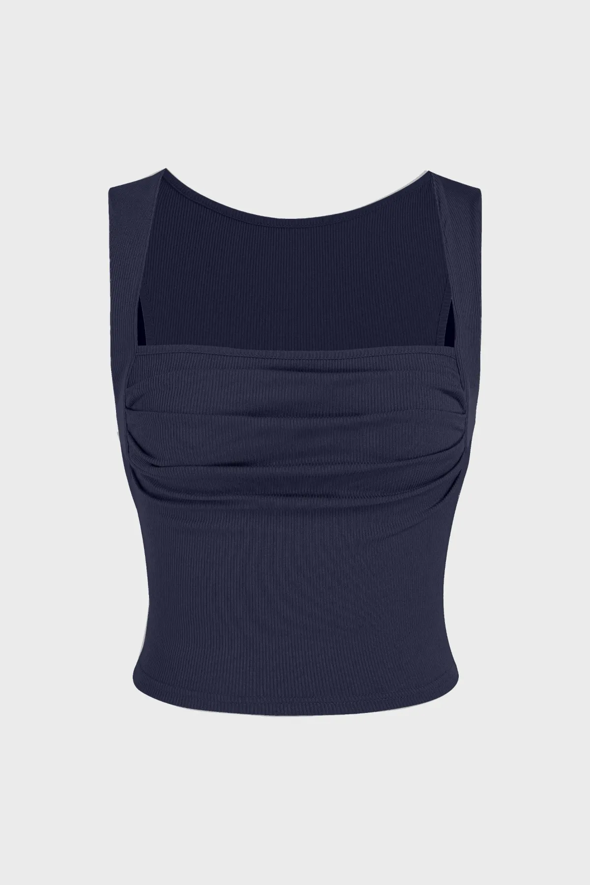 Ruched Square-Neck Blouse 1