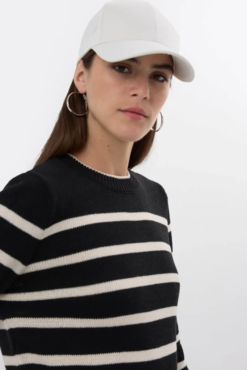 Striped Knit Sweater 6