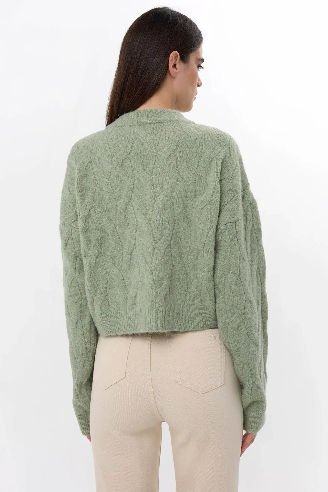 Knitted High-Neck Sweater