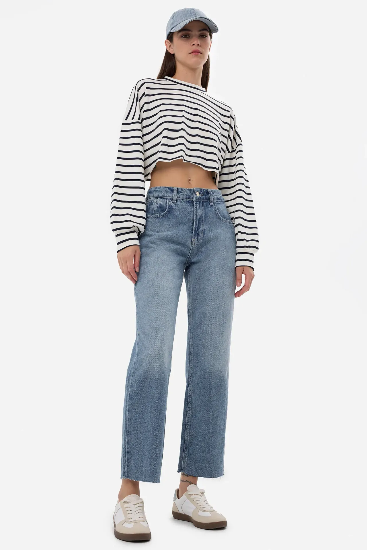 Mid-Rise Flare Pants