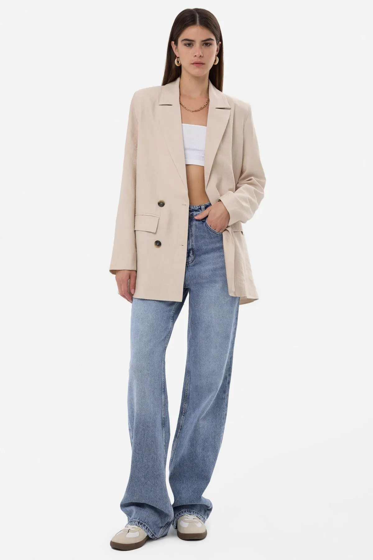 Straight Fit Blazer 3