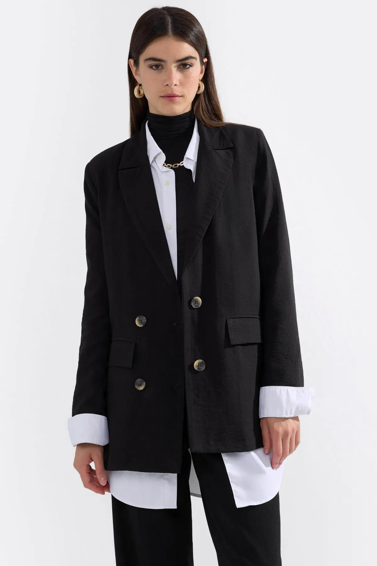 Straight Fit Blazer 3