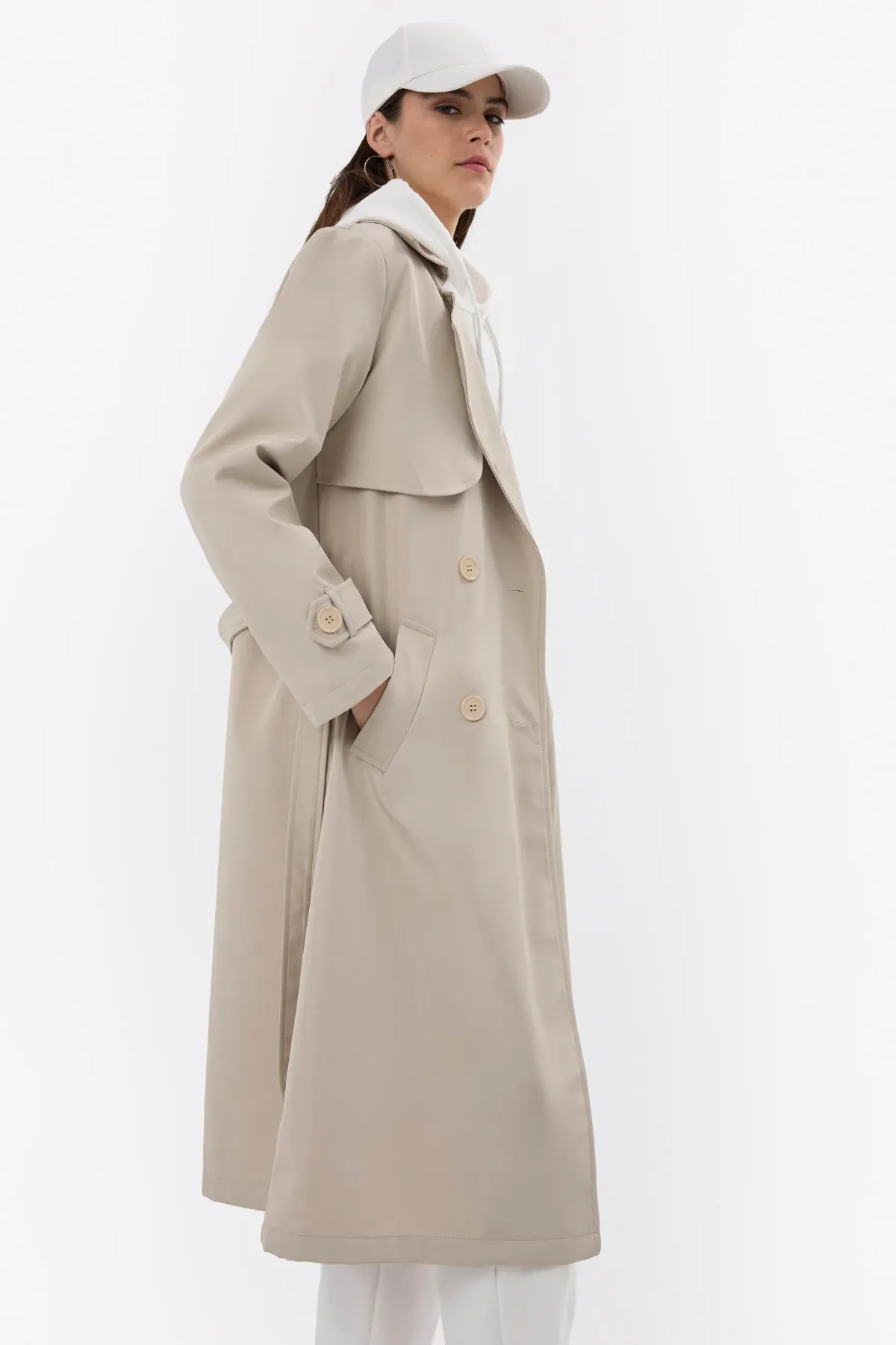 Trench Coat with Belt 4