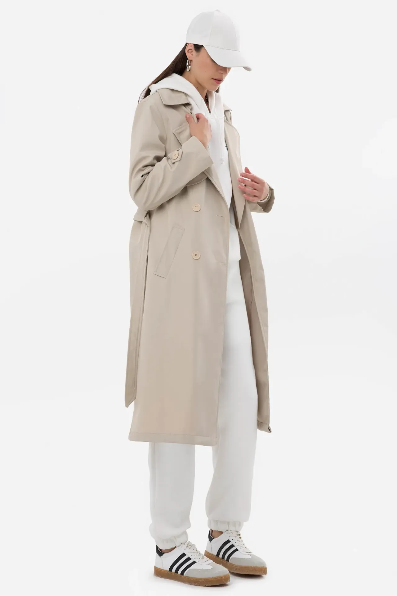 Trench Coat with Belt