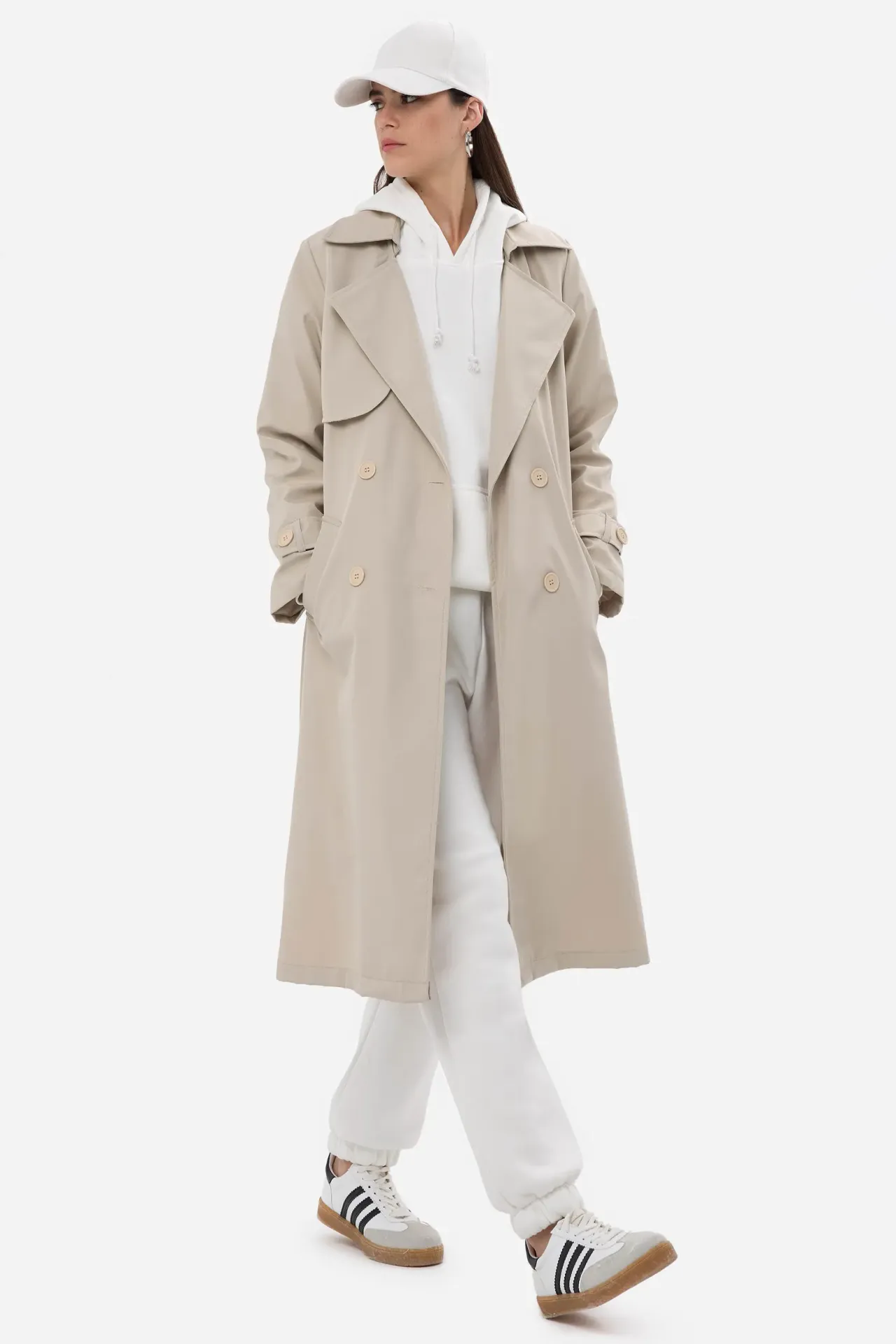 Trench Coat with Belt