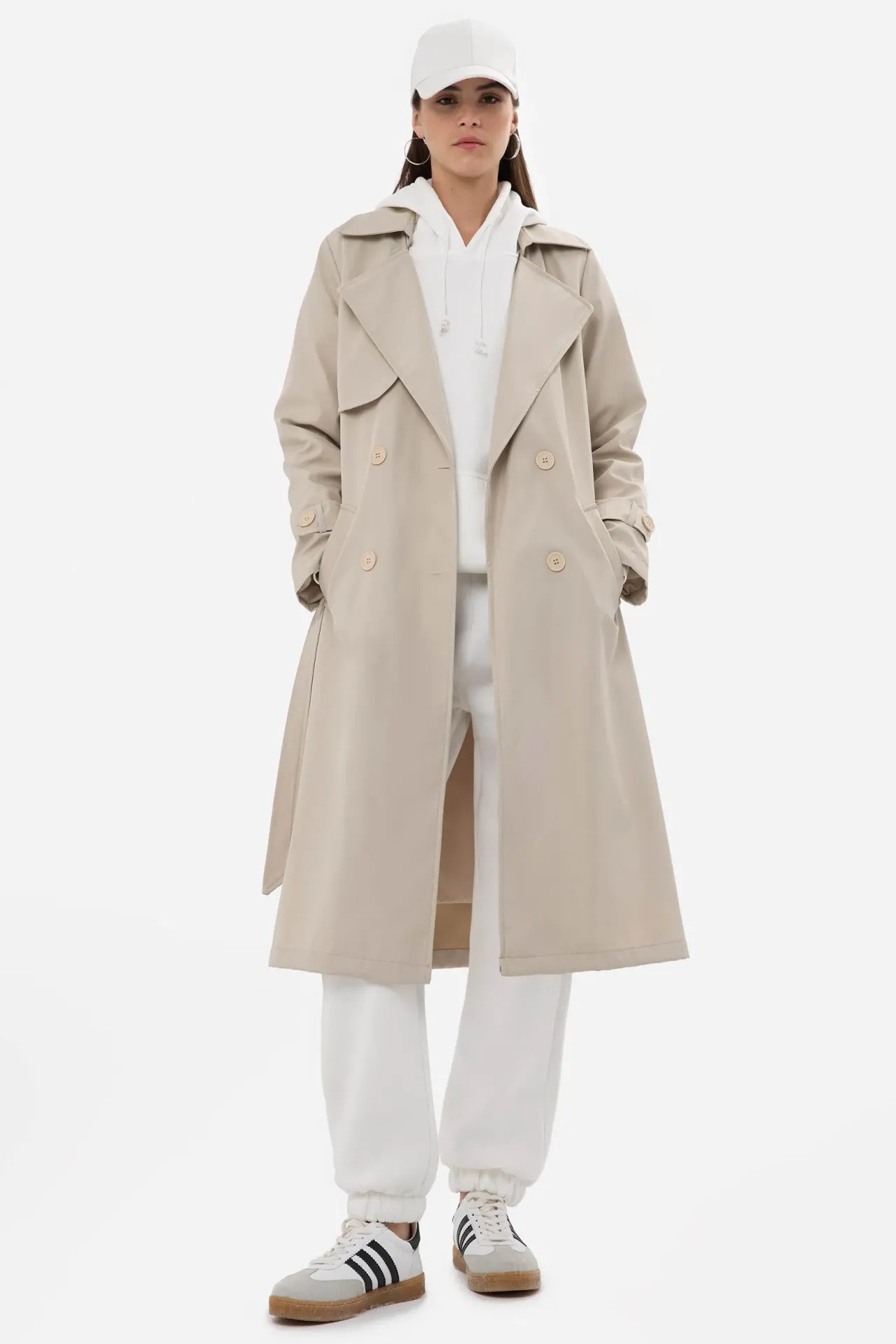 Trench Coat with Belt