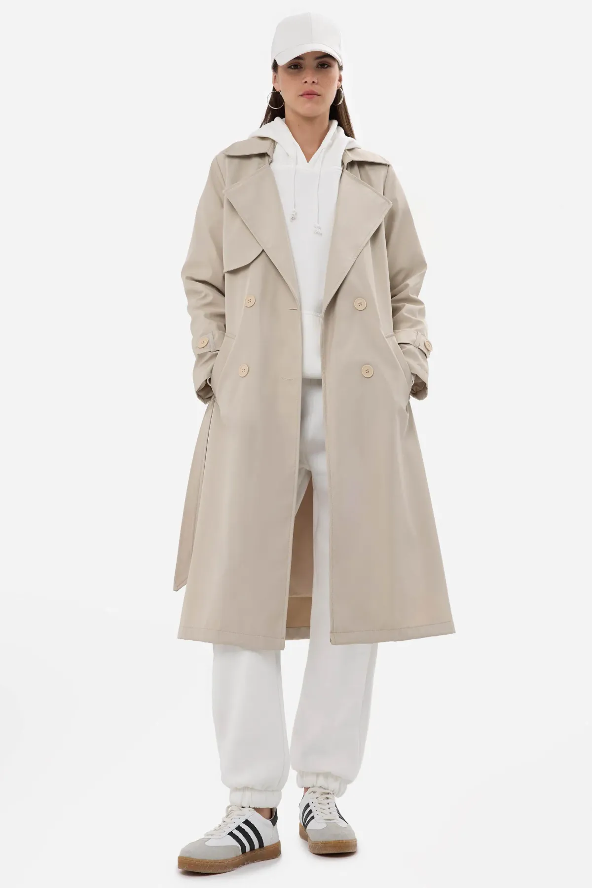 Trench Coat with Belt 2
