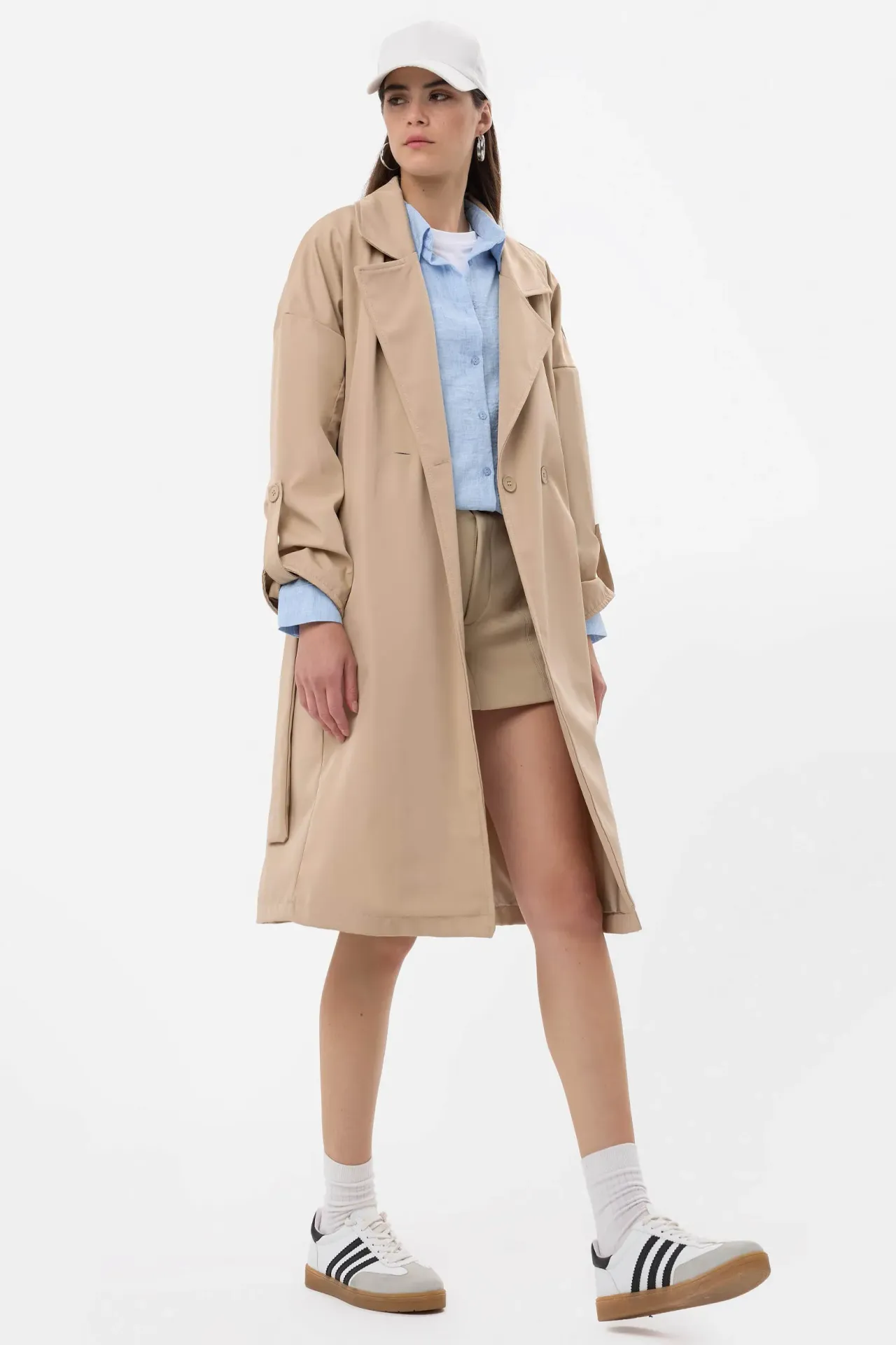 Oversized Belted Trenchcoat