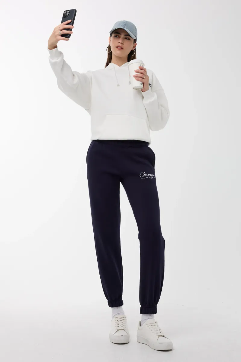 Elastic Waist  Sweatpants 1