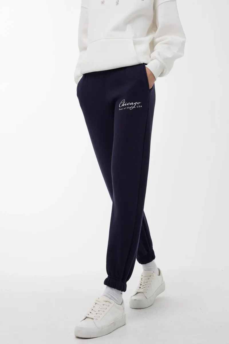 Elastic Waist  Sweatpants 2