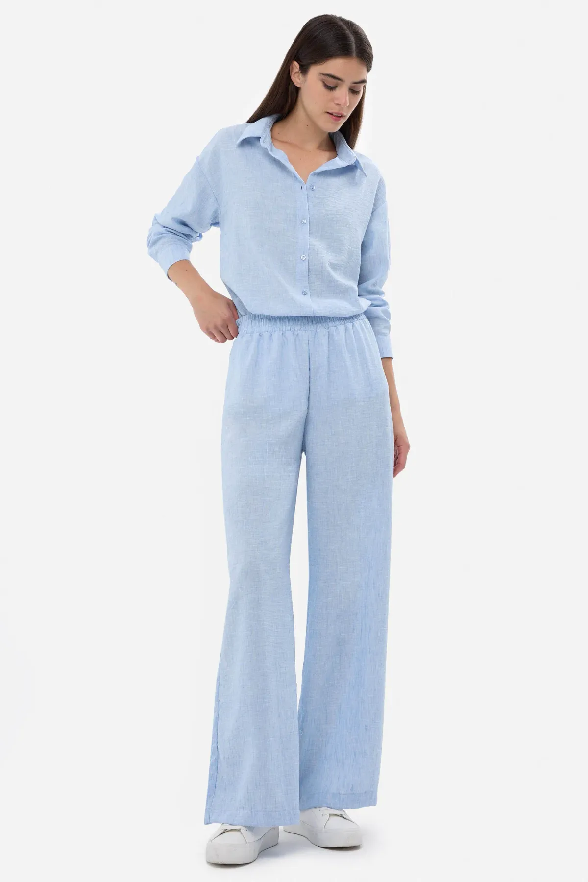 Oversized Linen Blend-Coord 1