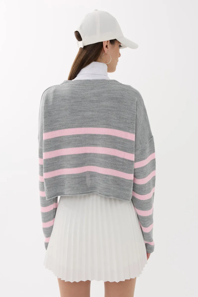 Striped Crew Neck Sweater 5