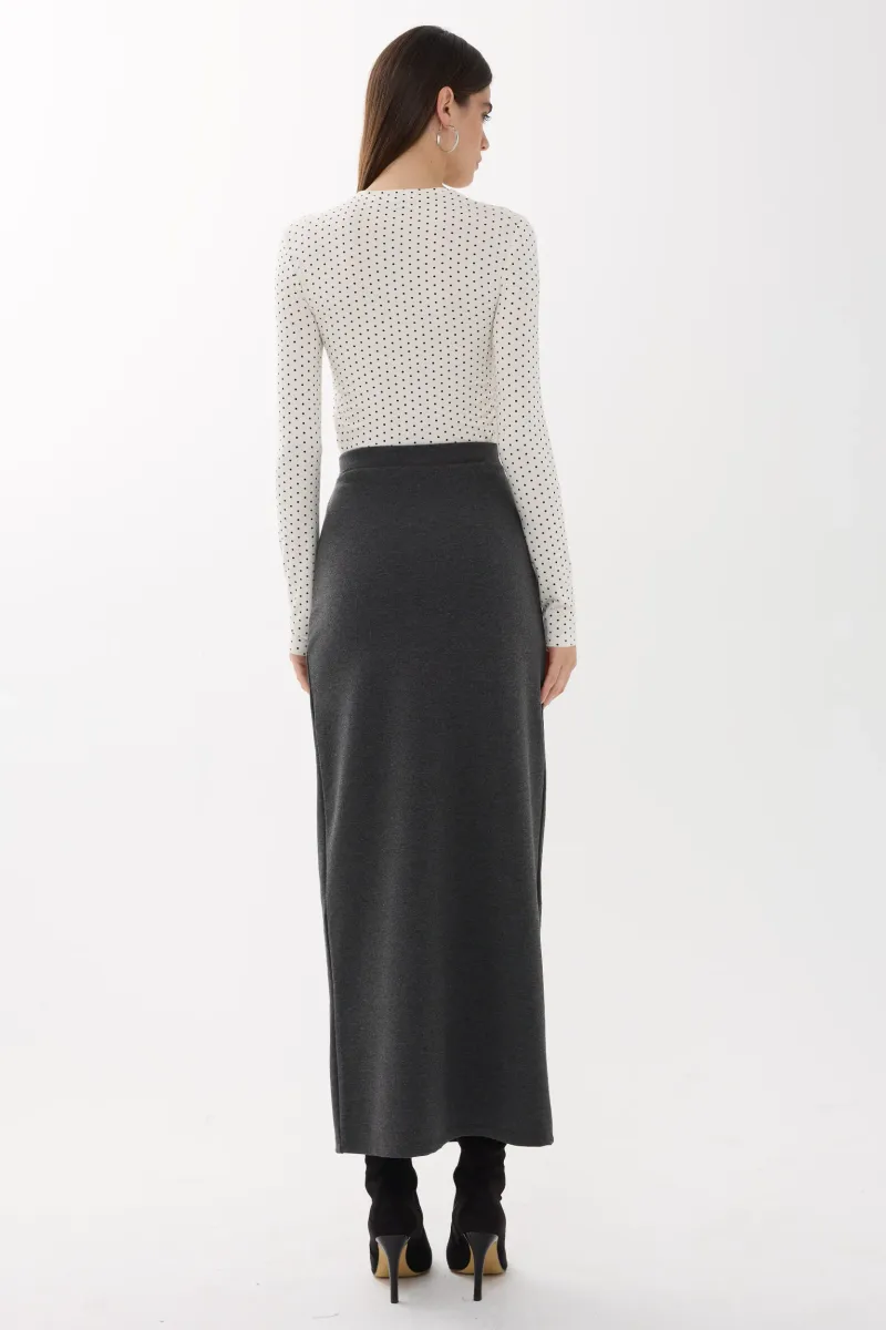 High Waist Maxi Skirt 4