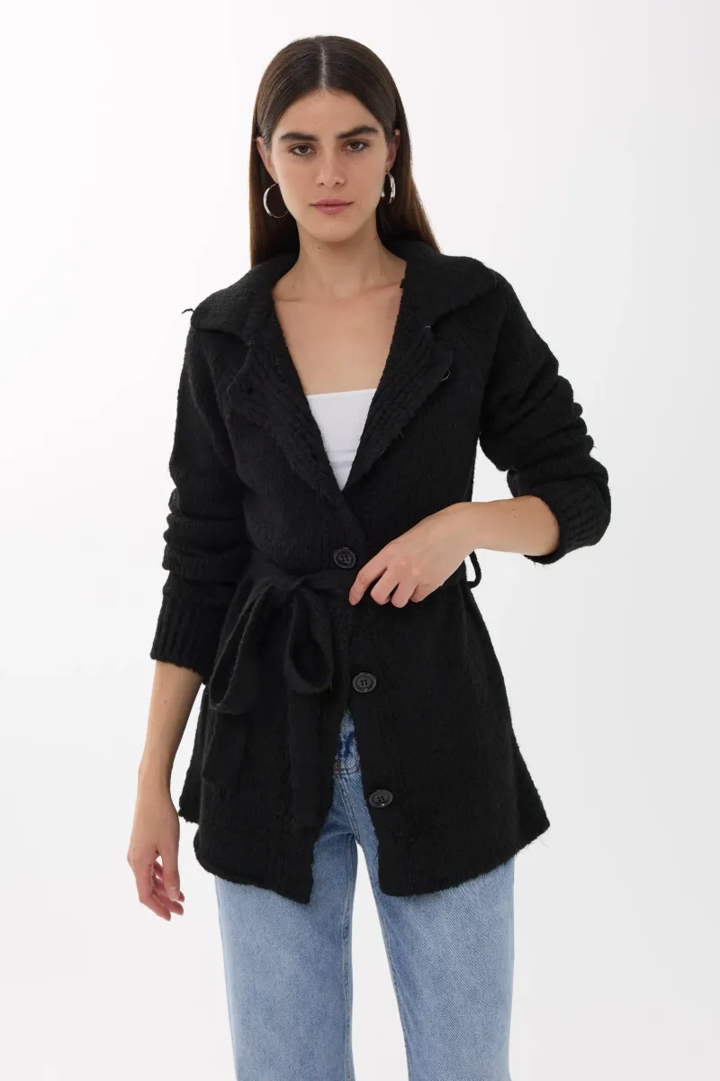 Buttoned Knitted Cardigan 4