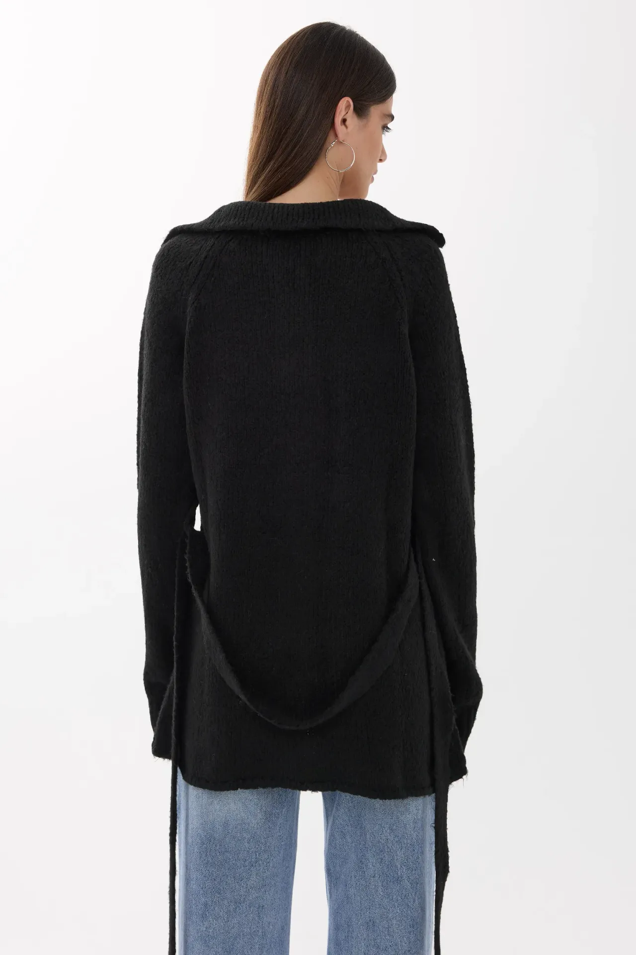 Buttoned Knitted Cardigan