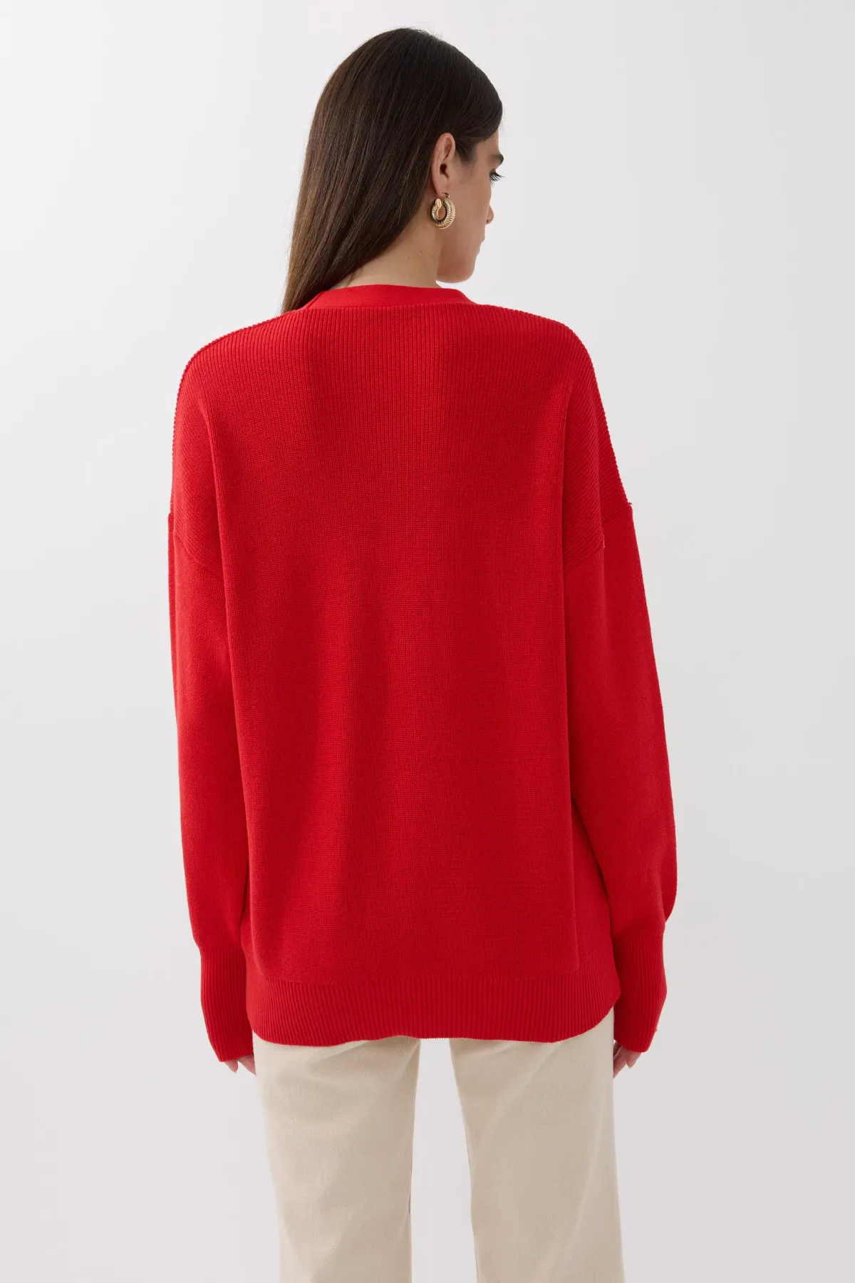 V-Neck Buttoned Cardigan 5