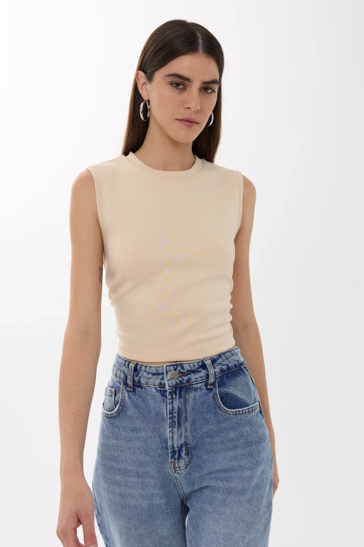 Solid Ruched-Detail Blouse 2