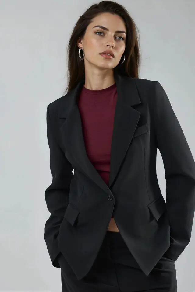 Slim Fit Blazer Jacket