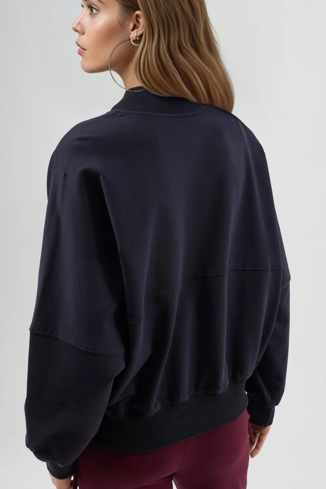 BUSEM Relaxed Fit Full-Zip Sweatshirt 3