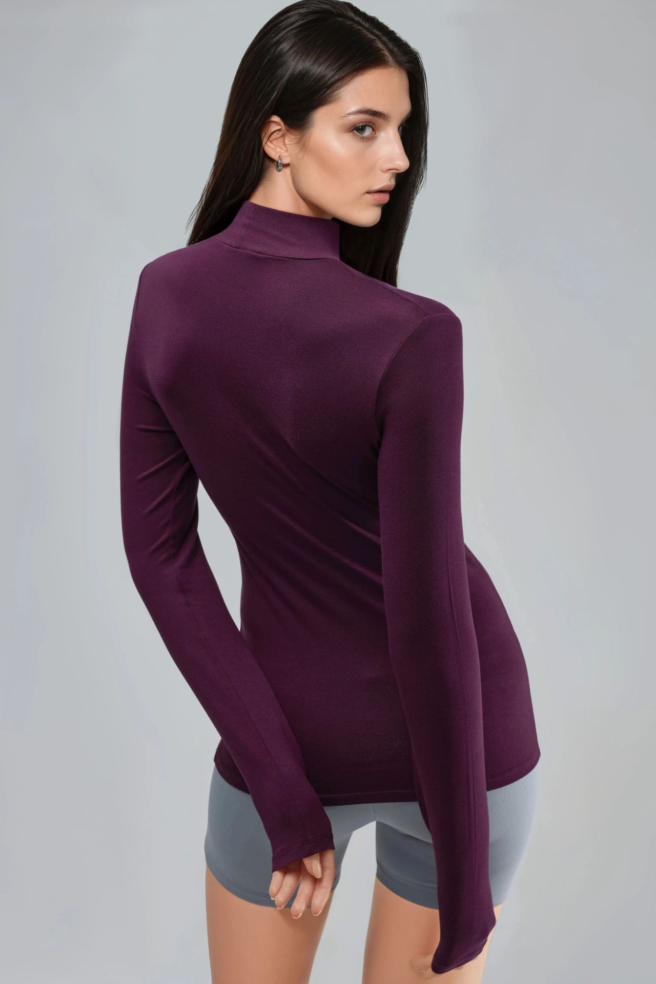 BUSEM Slim Fit Half Turtleneck Blouse 2