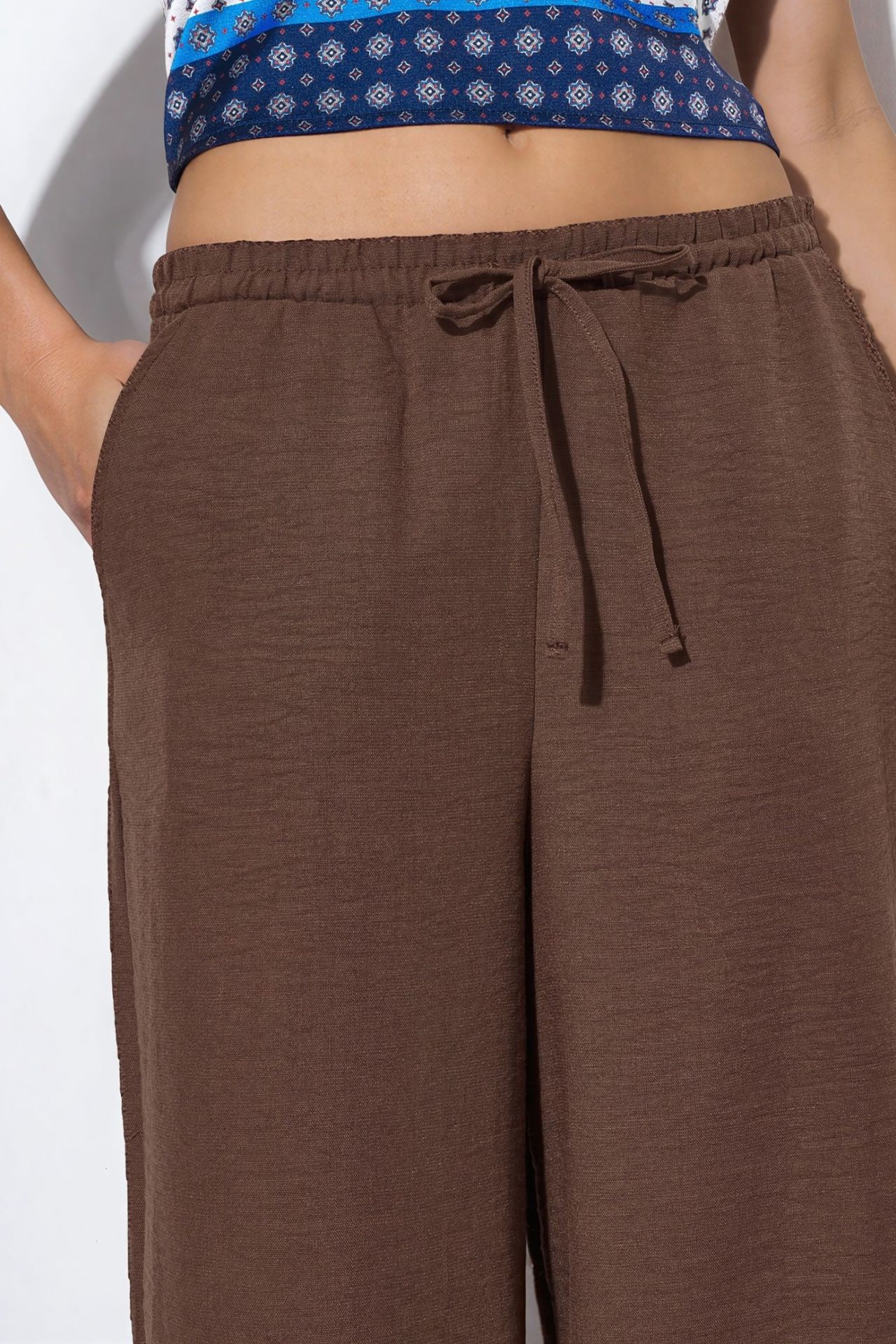 BUSEM Kadın Dokulu Jogger Pantolon 4