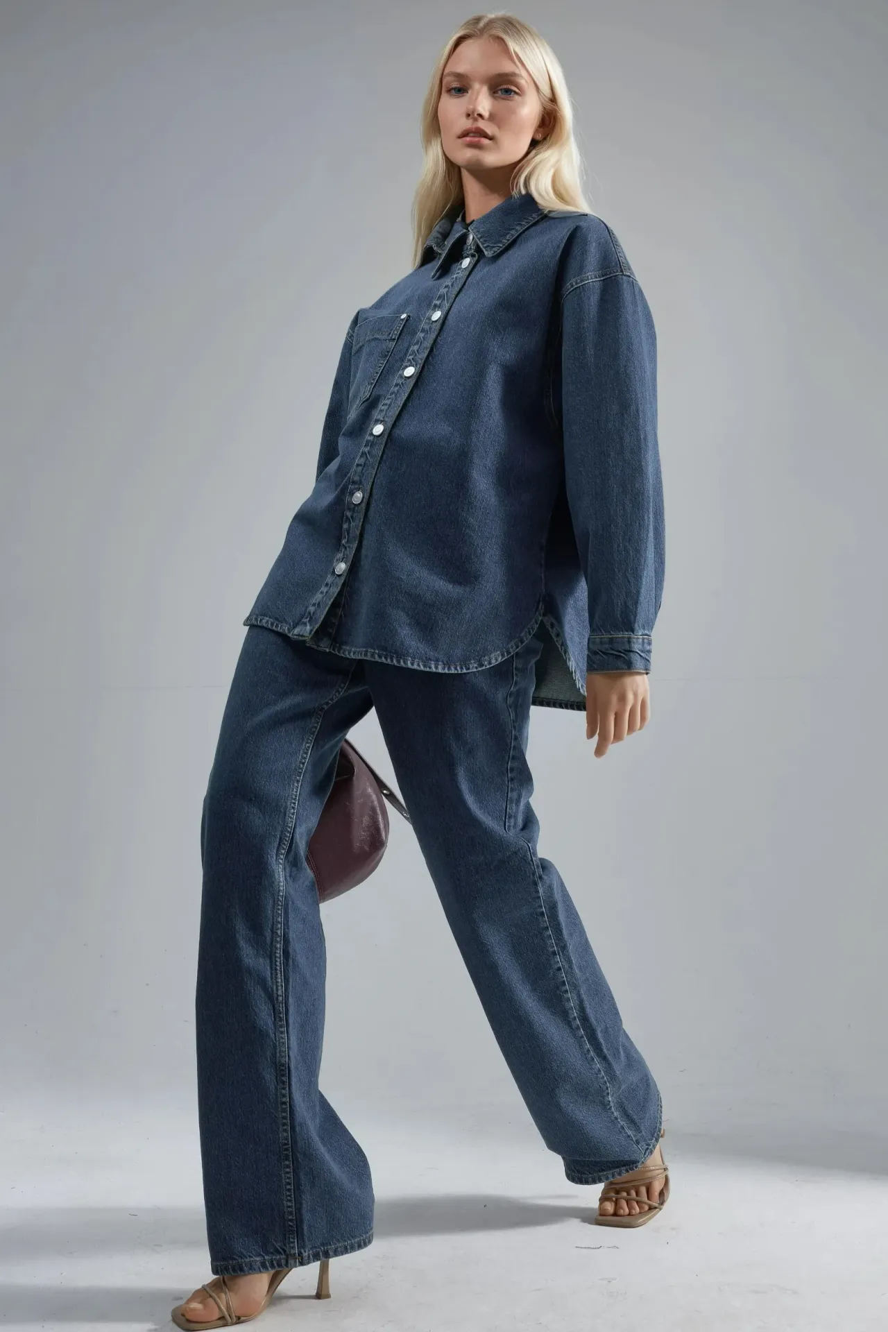 SQUALO Jacket and Jeans Denim Two-Piece 2