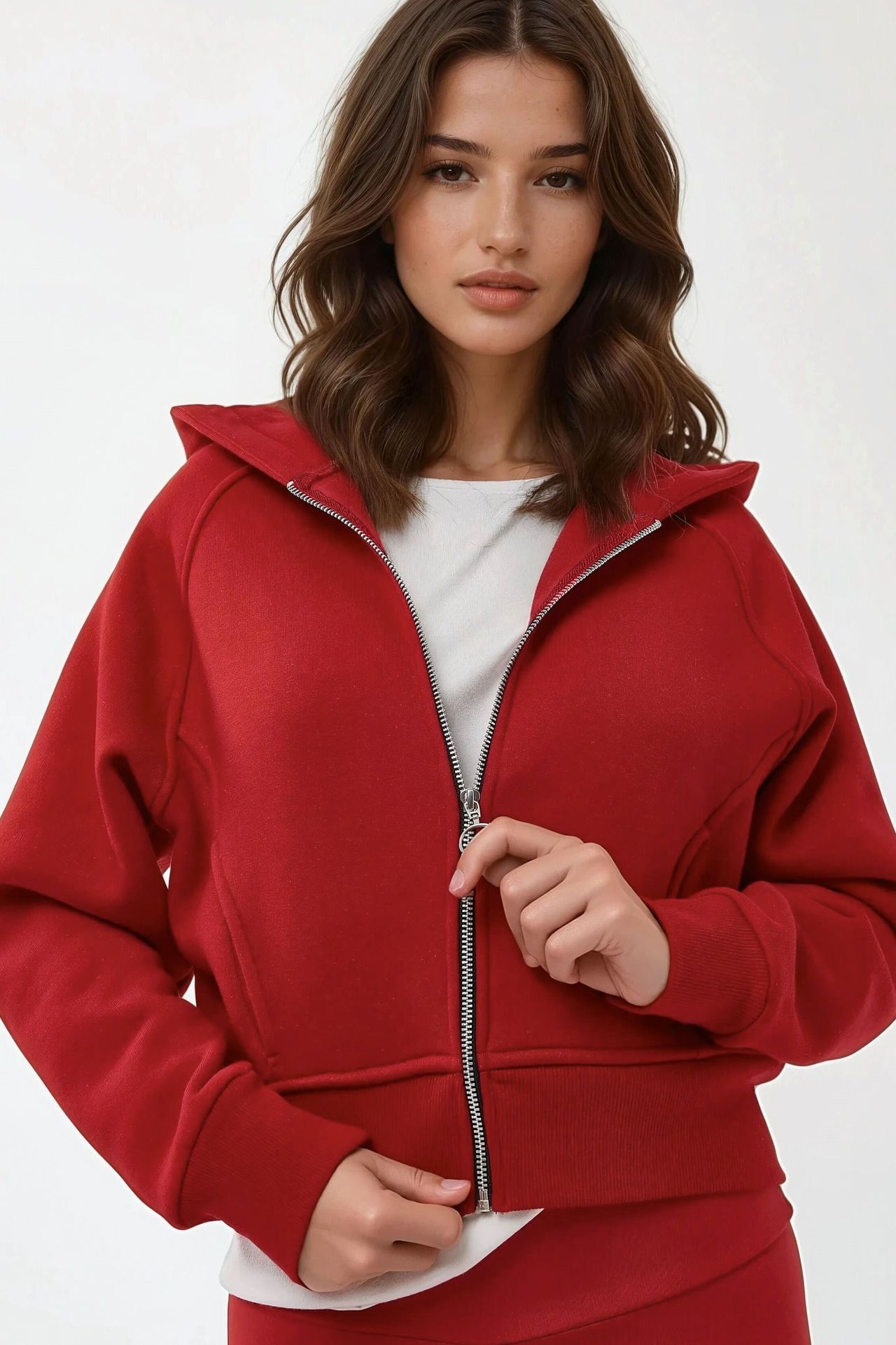 Relaxed Fit Zippered Hoodie 4