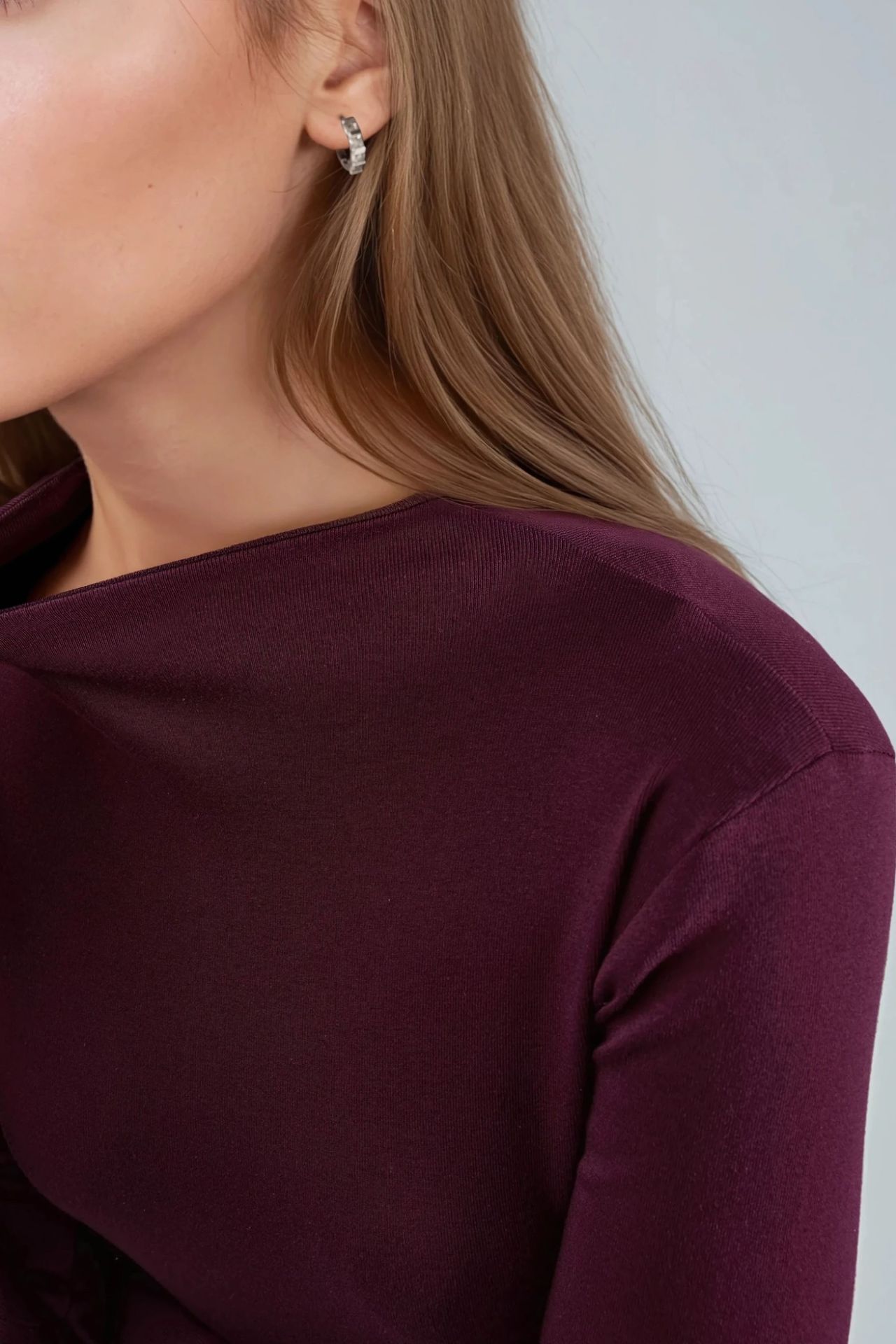 BUSEM Slim Fit Half Turtleneck Blouse 5