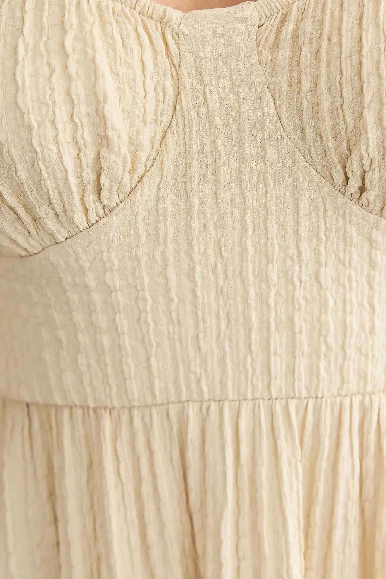 Muslin Tie-Back Maxi Dress