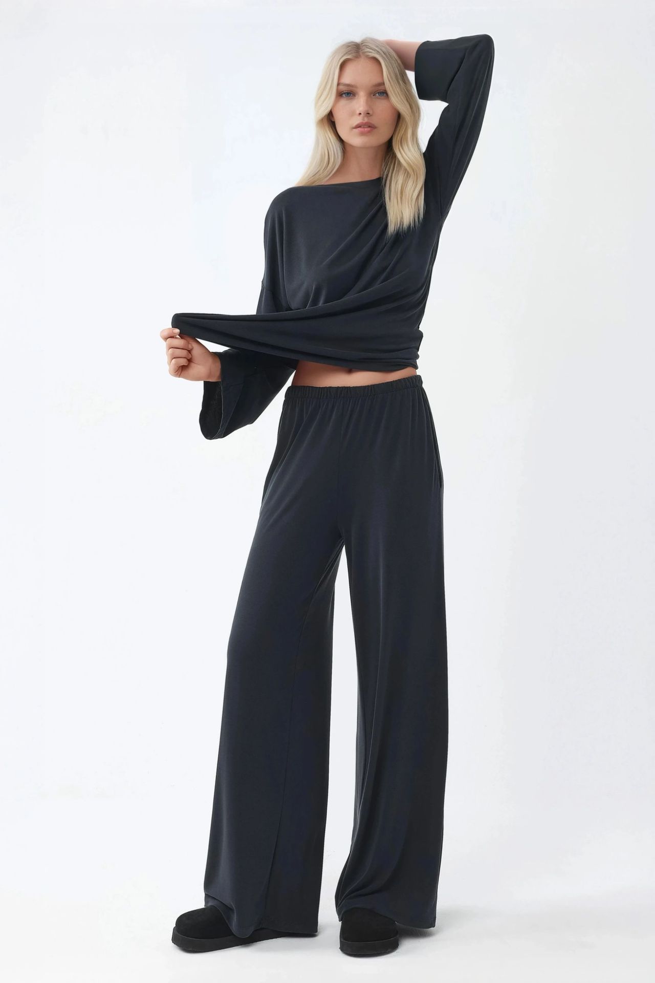 BUSEM Pull On Straight Leg Pants 1