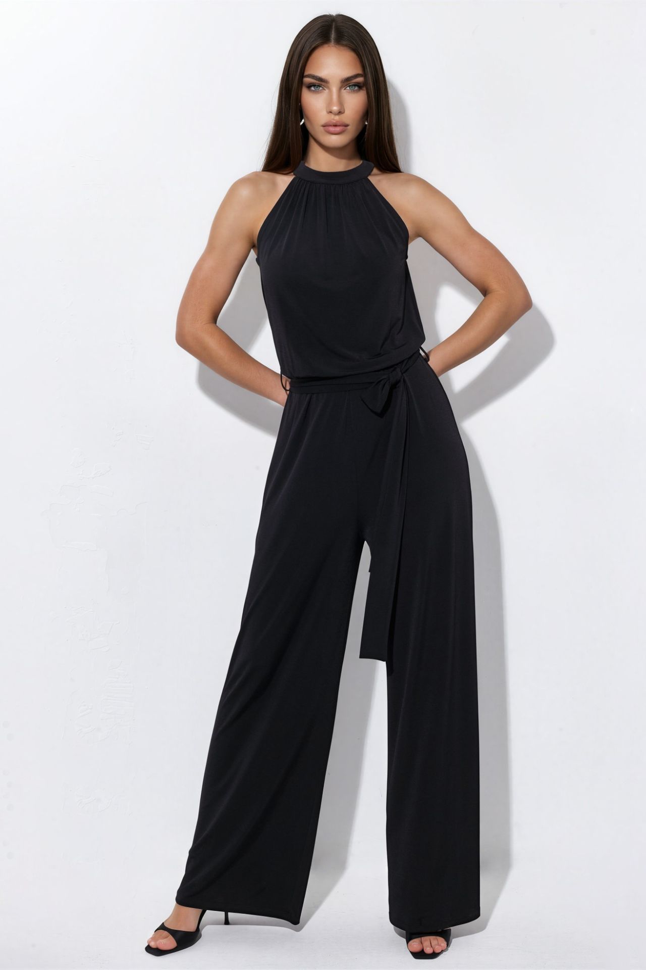 Wide Leg Halter Neck Jumpsuit 6