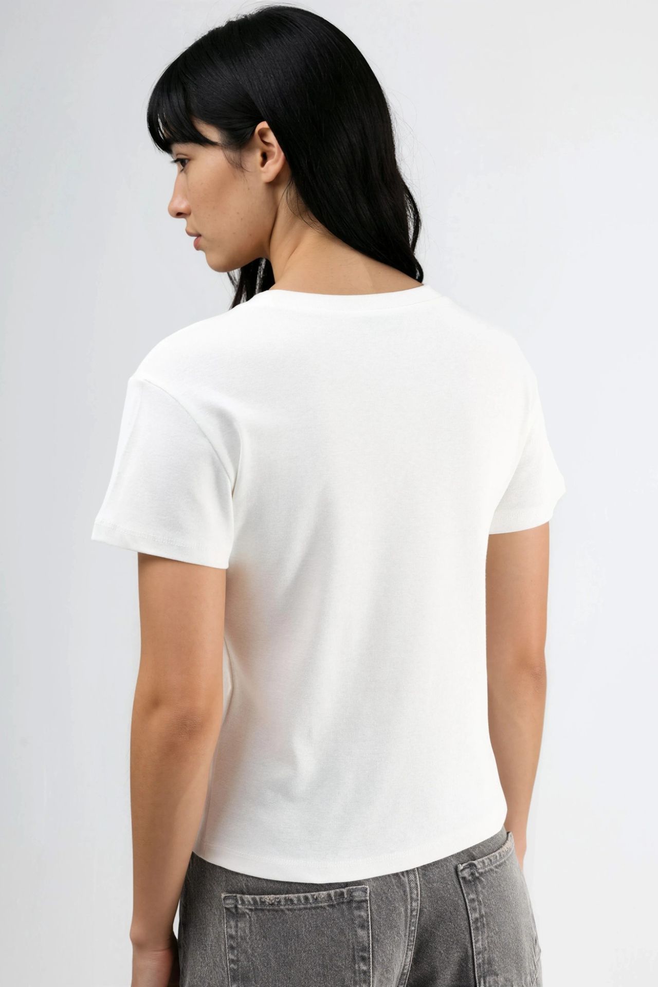 BUSEM Stone Detailed Crew Neck T-Shirt 4