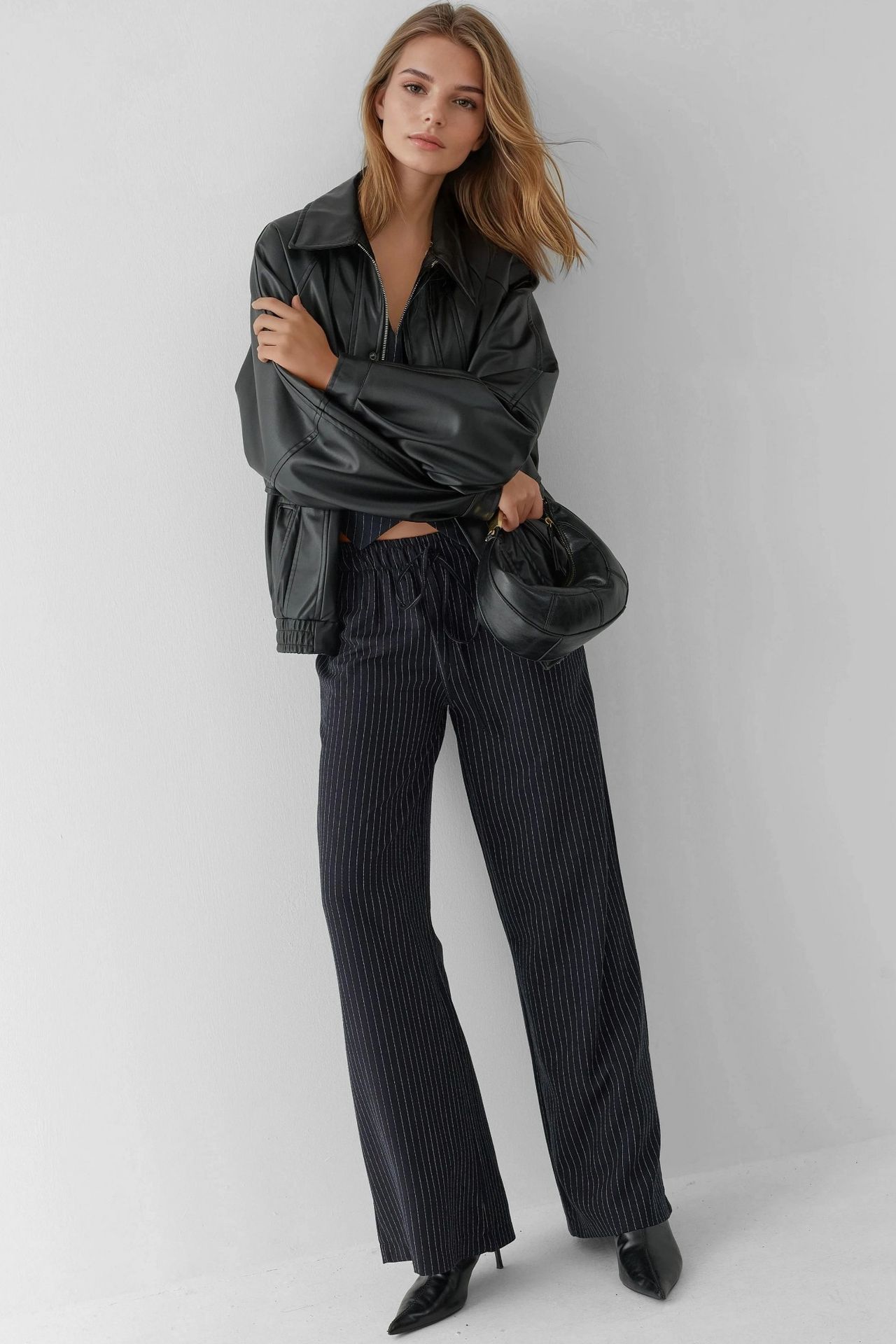 Striped Wide Leg Pants 6