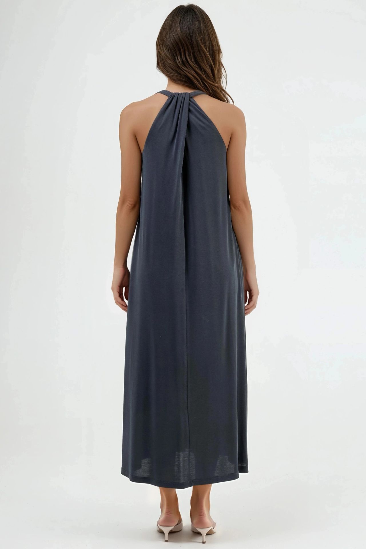 BUSEM Halter Neck Modal Dress 3
