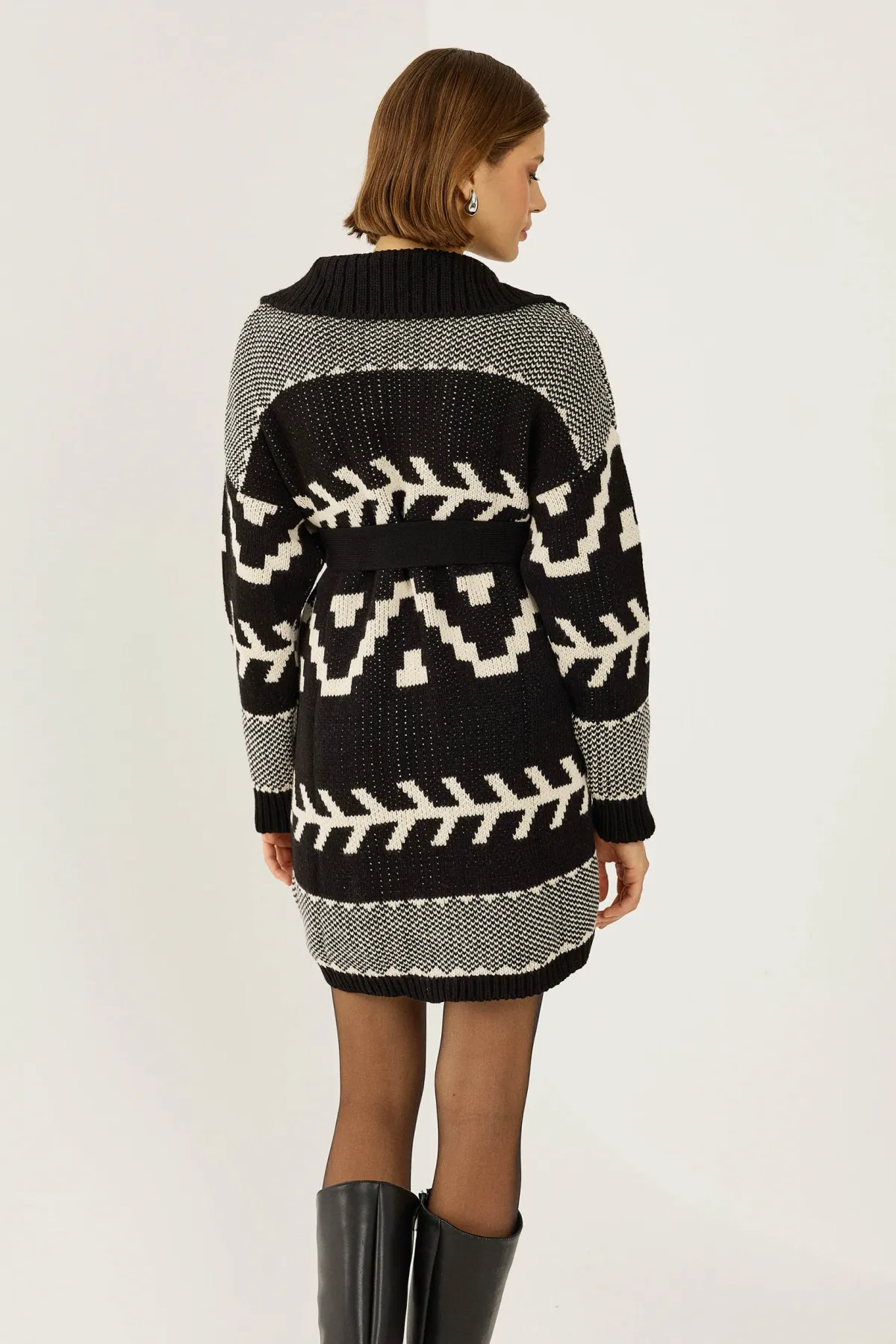 Ethnic Pattern Relaxed Fit Cardigan 6