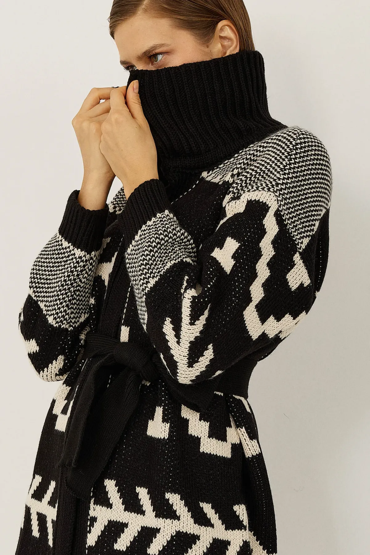 Ethnic Pattern Relaxed Fit Cardigan 5