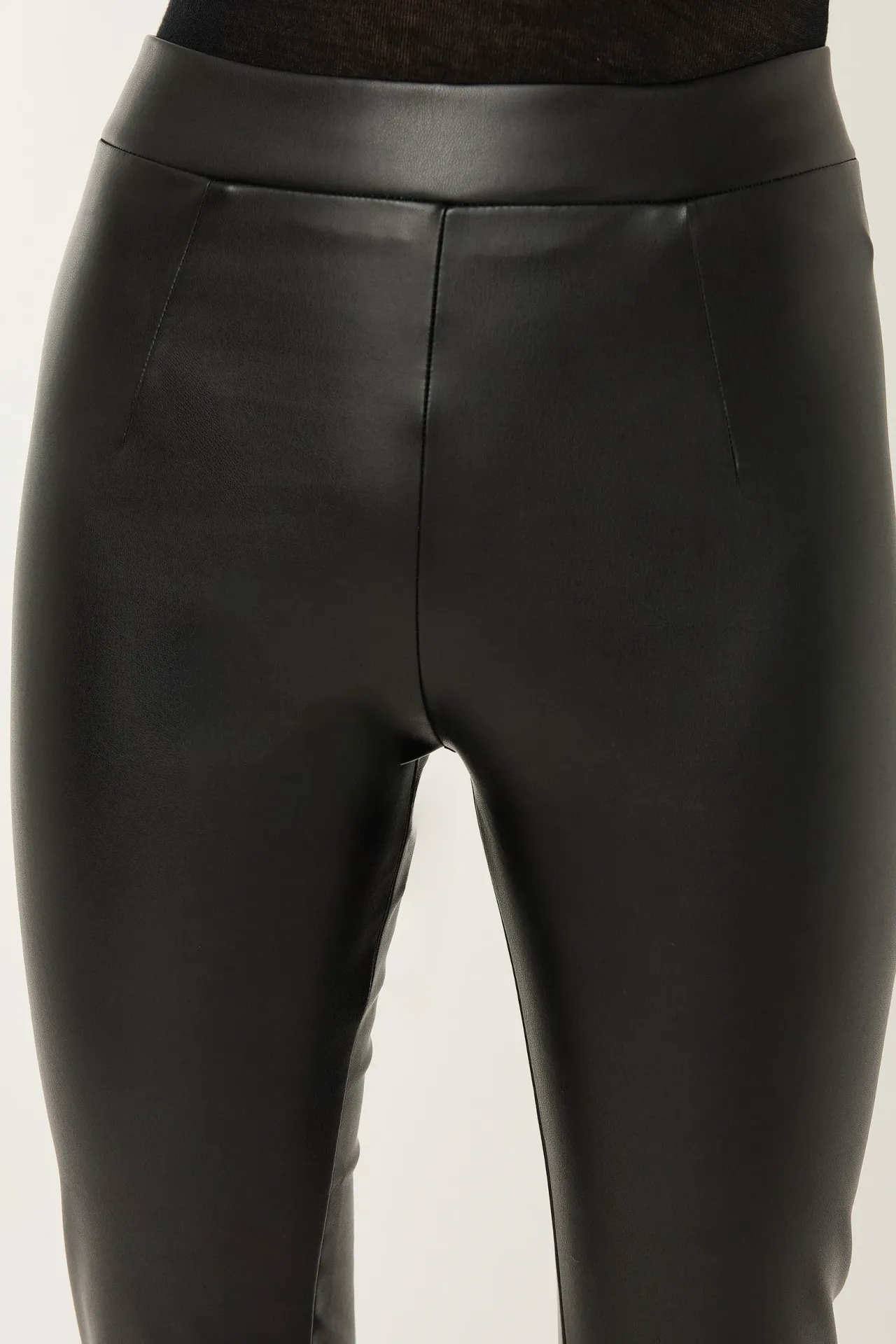 High Waist Faux Leather Leggings