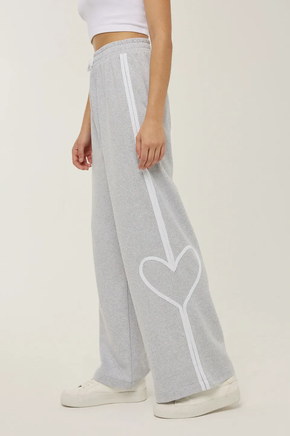 Heart Detailed Pants
