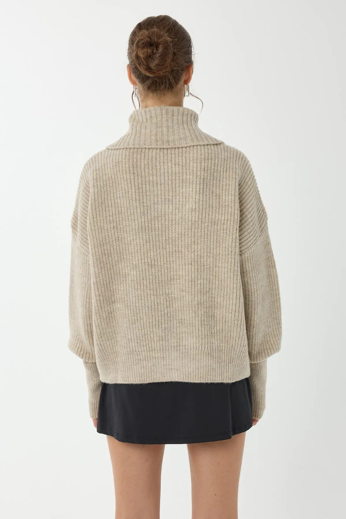 Regular Fit Zippered Cardigan 5