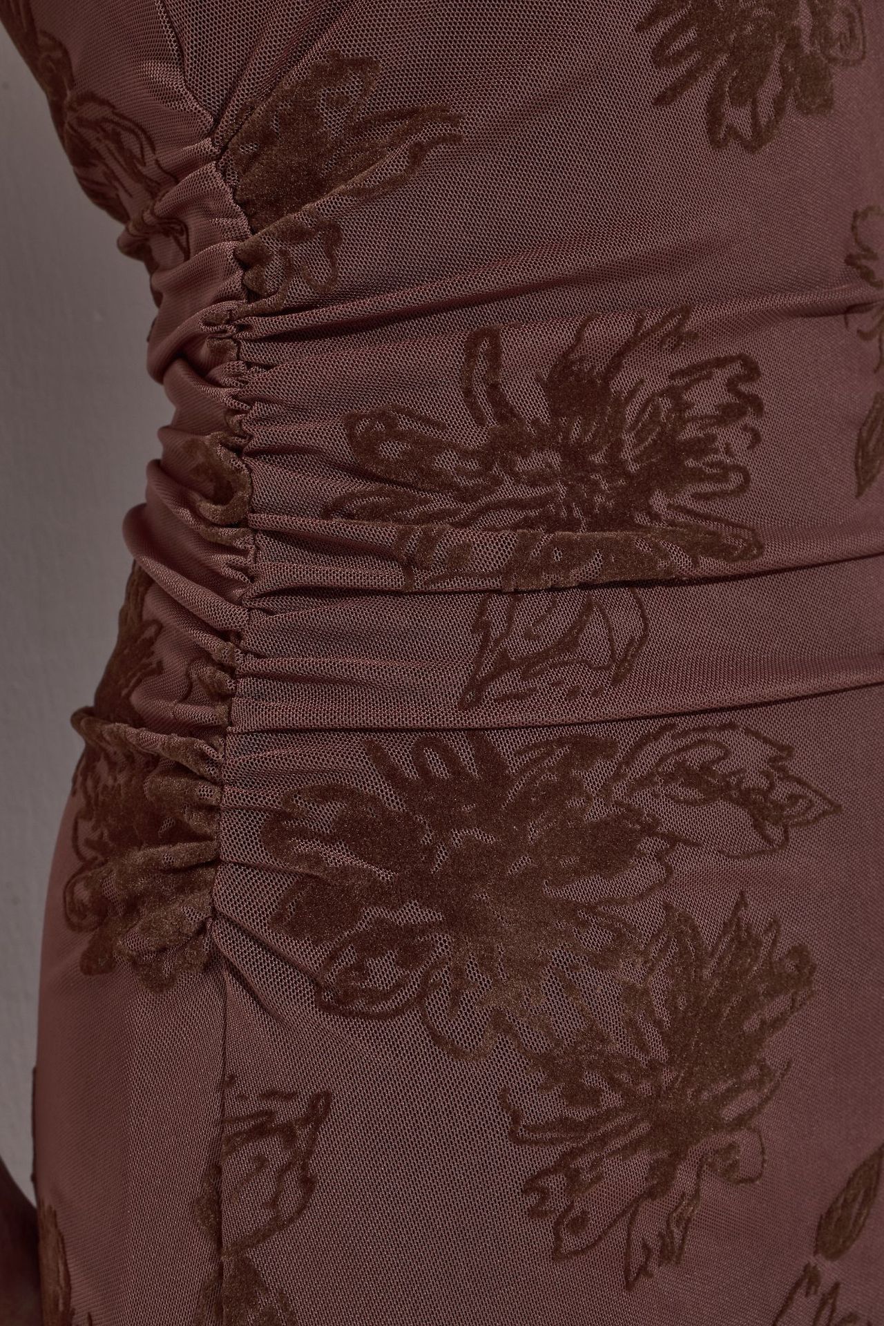 Square Neck Tulle Midi Dress 7