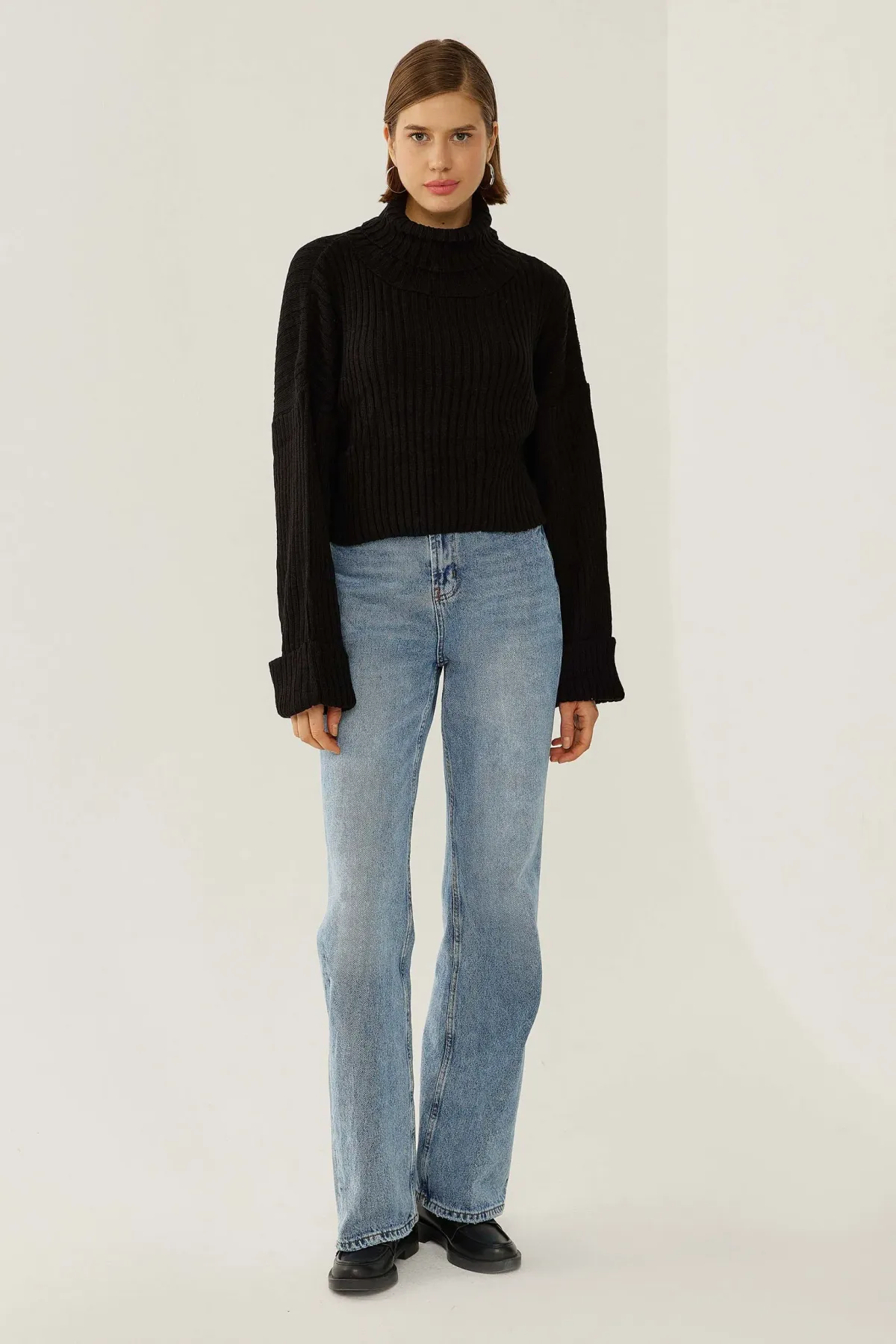 Oversized Turtleneck Sweater 2