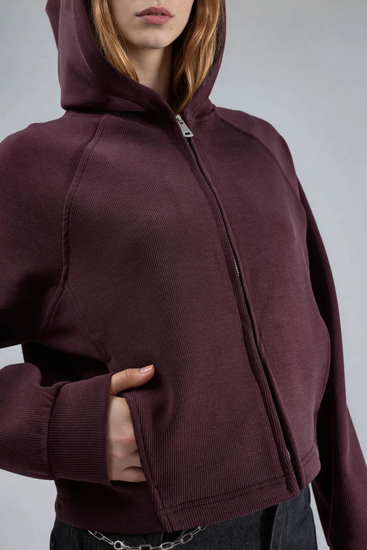 BUSEM Hooded Full-Zip Jacket with Pockets 5
