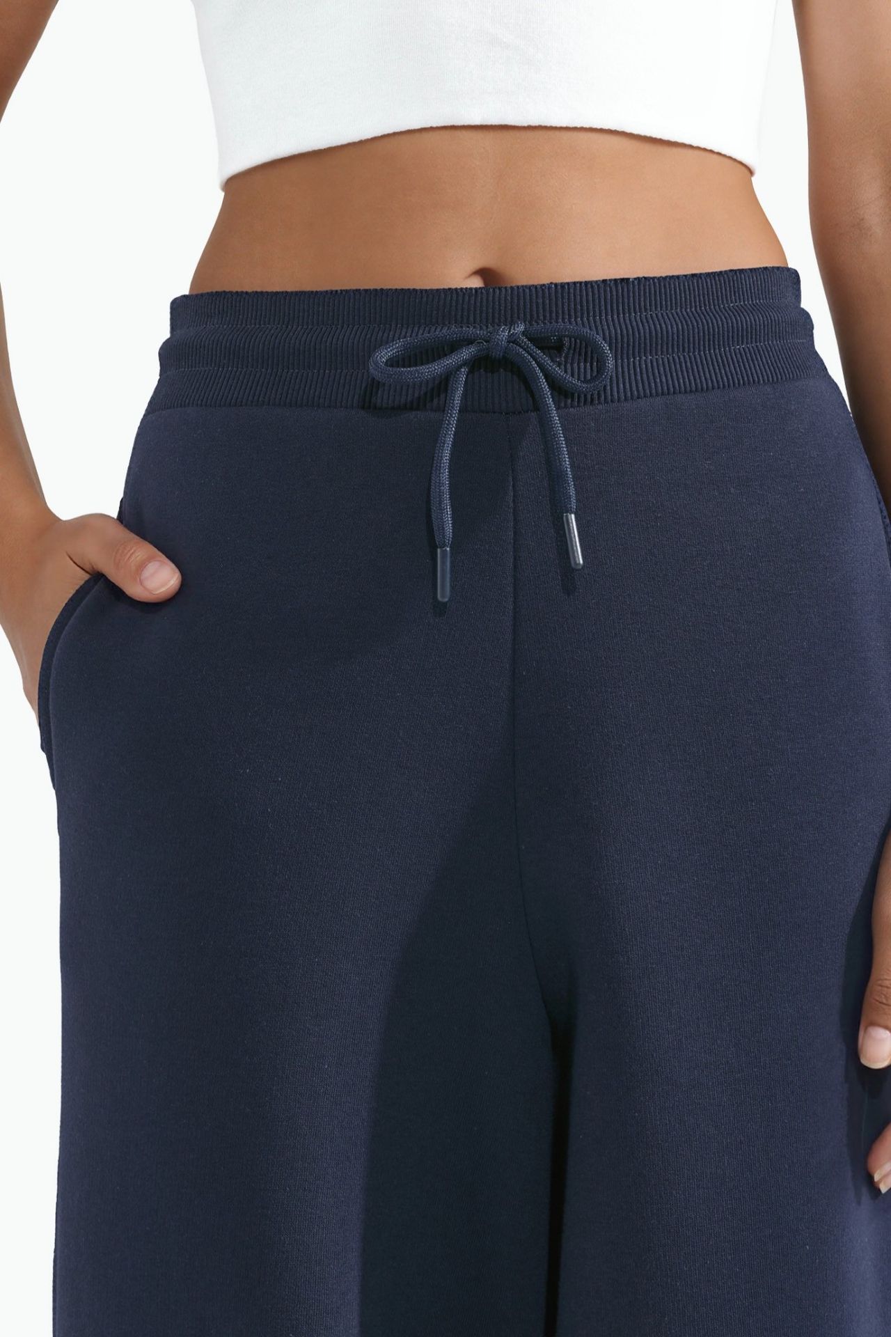 Barrel Fit Basic Raised Sweatpants